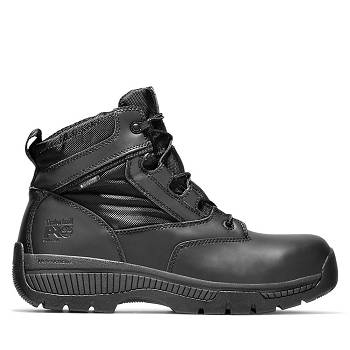 Timberland Férfi PRO Valor Duty 6" Soft Toe Munkavédelmi Bakancs Fekete